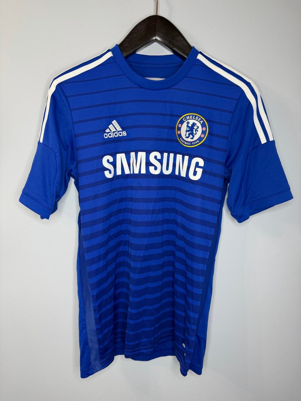 Chelsea 2014 2015 Home Football Soccer Jersey Adidas Blue Sz S
